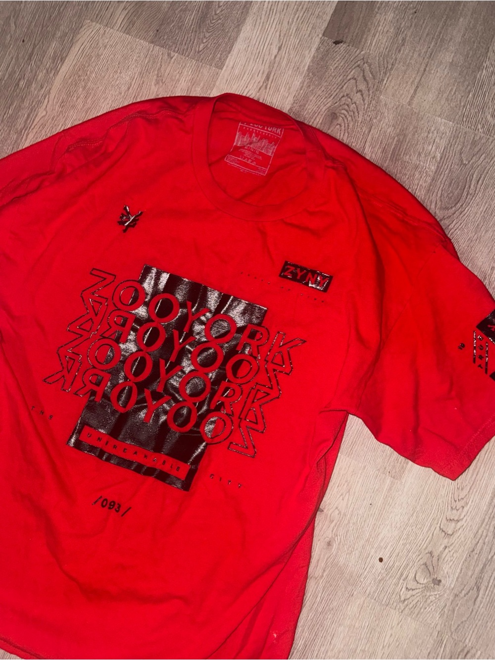 Zoo York Red Short Sleeve Graphic Tee